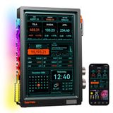 Divoom Times Frame-10.1 inç Dijital Resim Çerçevesi Şeffaf IPS Akıllı Linux OS RGBLED Döner Düğme WiFi 64GB 400+Saat Yüzleri Widget 50+API Beslemeleri Hediye Modu Piksel Sanat Topluluğu