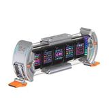 Divoom Times Gate 5 Ekranlı Rgb Işıklı Akıllı Dijital Saat, Dekor Resim Çerçevesi, Gri