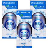 Divortex Limon Kokulu Klima Fresh - Temizleyici Klima150 ml 3 Adet