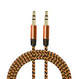 Diwu Aux Stereo 3.5 mm Bakır Data Ses Örgü Kablo