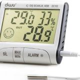 Diwu Dc103 İç Dış Max-Min Prob Termometre Nem Ölçer 5 Yıl Garantili