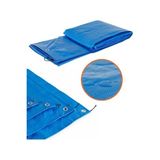 Diwwa 2x3 Metre Pullu Çadır Branda Tente Yağmurluk Gölgelik Mavi - 2 mt x 3 mt