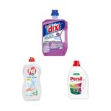 Dixi Lavanta Kokulu + Pril Losyon Aloe Özlü Kaşmir Etkisi + Persil Power Jel Derin Temizleme Plus 26 Yıkama Renkliler - Option-1