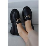 diya shoes Oxford Laofer Ayakkabı Tokalı Günlük Ortapetik Iç Tabanlık Primamit Beyaz