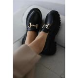 diya shoes Oxford Laofer Ayakkabı Tokalı Günlük Ortapetik Iç Tabanlık Primamit