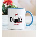 Diyaliz Teknisyeni Mavi Kupa Bardak