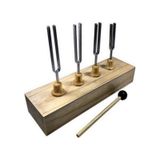 Diyapozon 4'Lü Set 256 Hz 320 Hz 384 Hz 512 Hz Tokmaklı