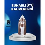 Diyarı Fırsat Buharlı Ütü 2200w Kireç Önleyici Self Clean Damlatmaz Kahverengi