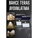 Diyarı Fırsat Solar Lamba Giriş, Bahçe Yol Avlu Hareket Sensörlü Led Parlak Gece Su Geçirmez