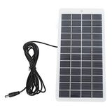 Diydeg Güneş Paneli, 5W 12V Taşınabilir Yüksek Verimli Güneş Modülü DC Arayüzlü Polikristal Güneş Enerjisi Paneli, Acil Durum Işıkları için Enerji Tasarruflu Güneş Şarj Paneli, Küçük Güneş Enerjisi