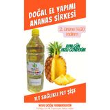 Diyet AVM 1LT (1000 ml) DOĞAL VE ORGANİK FERMANTASYON ANANAS SİRKESİ