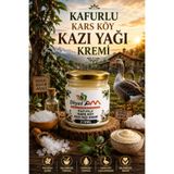 Diyet AVM KAFURUNLU (KAFURLU) KARS KÖY KAZI YAĞI KREMİ GELENEKSEL FORMÜL 210 ML CAM KAVANOZ