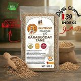 Diyet Glutensiz Glutensiz Pilavlık Çiğ Karabuğday Tane 500 G