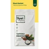 DİYET MARKET 500 Kg Glutensiz Tapyoka Nişastası / Tapioca/ Tapiyoka / Katkısız & Doğal