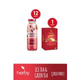 Diyete Destek Paketi (Ice Tea Berry Hibiskus 12'li Şeker İlavesiz Soğuk Çay + Yeşil Çay Çilek ve Lime)