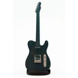 Diyez Müzik Telecaster Tarzı Yeşil Elektro Gitar Figürlü Standlı Biblo