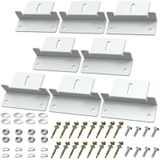 DIYIIRON 8 adet Güneş Paneli Montaj Z Braketleri RV, Tekne, Duvar, Karavanlar, Güneş Paneli Montaj Braketleri için