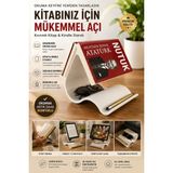 Dıymax Kıvrımlı Kitap Standı | Tablet, E-Kitap Okuyucu, Telefon ve Kitap Okuma Sehpası - SİYAH