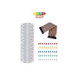 Diyotlab 3'lü Set 830 Pin Breadboard+40 Pin Erkek-erkek Jumper Kablo+50 Adet 5mm Led (5 Renk)