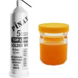Diyotlab 5 Kanallı Lehim Teli 1.2mm Çap + Lehim Pastası 40 Gr. Set