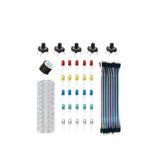 Diyotlab 830 Pin Breadboard, 5mm LED, Erkek-Erkek Jumper Kablo, Buzzer, Buton Seti