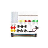 Diyotlab Elektronik Başlangıç Seti, Breadboard, LED'ler, Dirençler, Butonlar, Jumper Kablolar, Arduino Uyumlu DIY Starter Kit