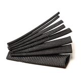 Diyotlab Kablo Toplama Çorabı Seti, 8 Farklı Çap (3-25mm), Siyah, 4 Metre Toplam Uzunluk, PET Polyester
