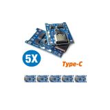Diyotlab TP4056 18650 Lityum Pil Şarj Devresi Type C USB 5 Adet