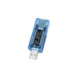 Diyotlab USB Voltmetre Ampermetre Şarj Kapasitesi Test Cihazı, Mavi