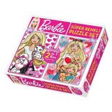 Diytoy 1542 Süper Renkli 2si1 Arada 70 Parça Barbie Puzzle Set