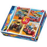 Diytoy 1895 Dıytoy 4ü1 Arada Puzzle Set - Tms Wheels / 24+35+54+70 Parça Puzzle