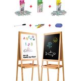 Diytoy Ahşap Yazı Tahtası Elif Ba Seti Manyetik Özellikli Çift Taraflı 110x45 cm