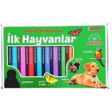 Diytoy BENİM İLK KÜTÜPHANEM İLK HAYVANLAR EĞİTİCİ AKTİVİTE OYUNCAKLARI KİTAPLAR 8 KİTAP