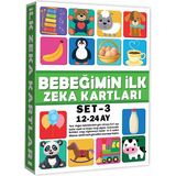 Diytoy DIY-EZK1224 Eğitici Kartlar 12-24 Ay Erken Eğitim Zeka Kartı