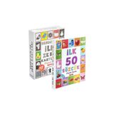 DiyToy Eğitici Zeka Kartları 2'li Set / Ilk Zeka Kartları Ve Ilk 50 Sözcük