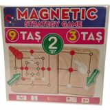 Diytoy Manyetik 9 TAŞ 3 TAŞ Oyunu mıknatıslı
