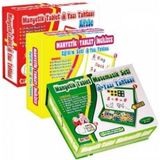 Diytoy Manyetik Tablet Alfabe - Matematik ve Ingilizce 3'lü Eğitim Seti - Renkli