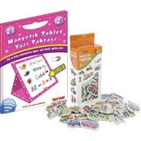 DIYTOY Manyetik Tablet Yazı Tahtası Pembe + Manyetik Taşıtlar