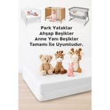 Dizanor %100 Organic Cotton Full Ortopedik Bebek Oyun Parkı,park Yatak ve Beşik Yatağı - 100 x 60 x 10 cm
