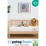 Dizanor %100 Organic Cotton Full Ortopedik Bebek Oyun Parkı,park Yatak ve Beşik Yatağı - 60 x 125 x 10 cm