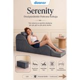 Dizanor Serenity Çok Amaçlı Dinlenme Koltuğu Katlanabilir Bench Formlu Şezlong Yetişkin Çiftler İçin Ergonomik Destek Minderi