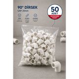 Dizayn 25*87 Dirsek, PPRC 90 Derece Dirsek 25 mm 50 Adet PN25 Temiz Su Tesisat Boru Ek Parçası, 25 Lik Kapalı Dirsek
