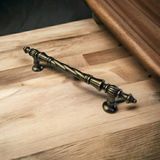 Dizayn House Antik Eskitme Burgu Model Dolap ve Çekmece Kulpu - 96 mm