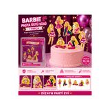 Dizayn Parti Evi Barbie Pasta Üstü Süsü 6 Parça Doğum Günü Cake Topper Seti Pembe Parti Dekoru