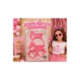 Dizayn Parti Evi Birthday Queen Taç ve Kalp Gözlük Seti Siyah Gümüş Gold Sarı Gri Doğum Günü Parti Aksesuarı