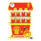 Dizayn Parti Evi DZYN Kırmızı Sarı Futbol Temalı Galatasaray 8’li Mısır Kutusu – Doğum Günü Süsleri GS Popcorn Kutusu