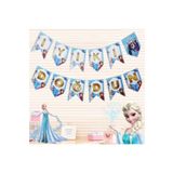 Dizayn Parti Evi Elsa Anna Karlar Ülkesi Karakter Temalı Frozen Parti Konsepti Iyiki Doğdun Yazısı Yazı Banner