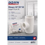 Dizayn Pprc Inegal Te 32 25 32 25 Adet PN25 Temiz Su Tesisat Ek Parçası