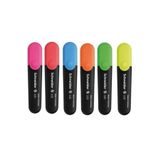 Dizayn Schneider 150 Neon Fosforlu Kalem 6'Lı Set