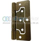 Dizaynaks 10 cm Kelebek Kapı Menteşesi Antik Bronz